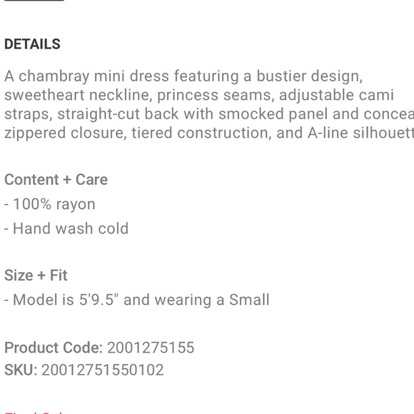 New All The Way Glam Denim Dress - Picture 5 of 8